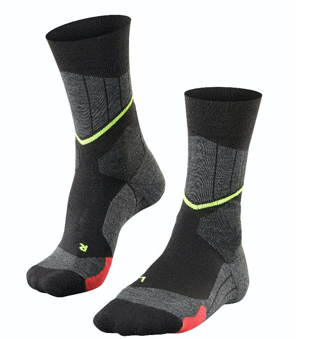 Falke Skisocke SC1 (perfekt für Langlaufschuhe) schwarz/grau Herren - 1 Paar